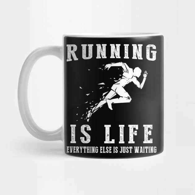 Running is Life: Where Waiting Breaks into a Sprint! by MKGift